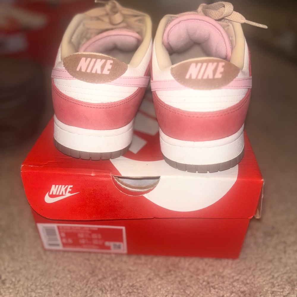 Nike Red and White Sneakers - Picture 2 of 2